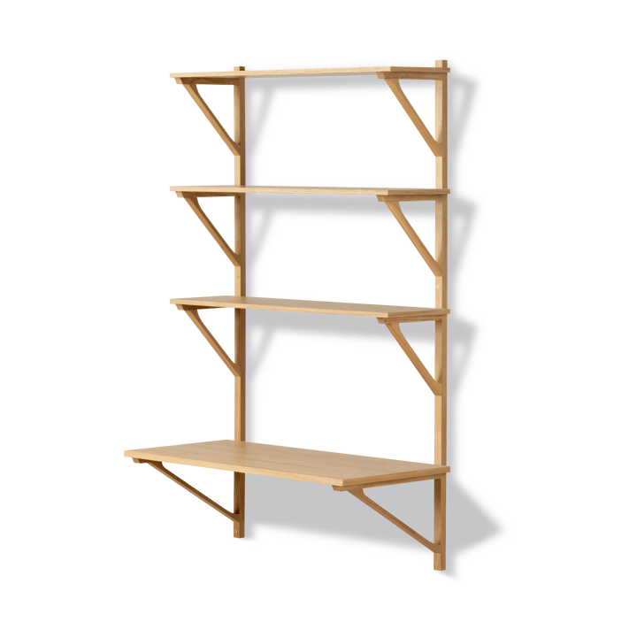 BM29 Regal mit Schreibtisch 78x134 cm - Eiche lackiert - Fredericia Furniture
