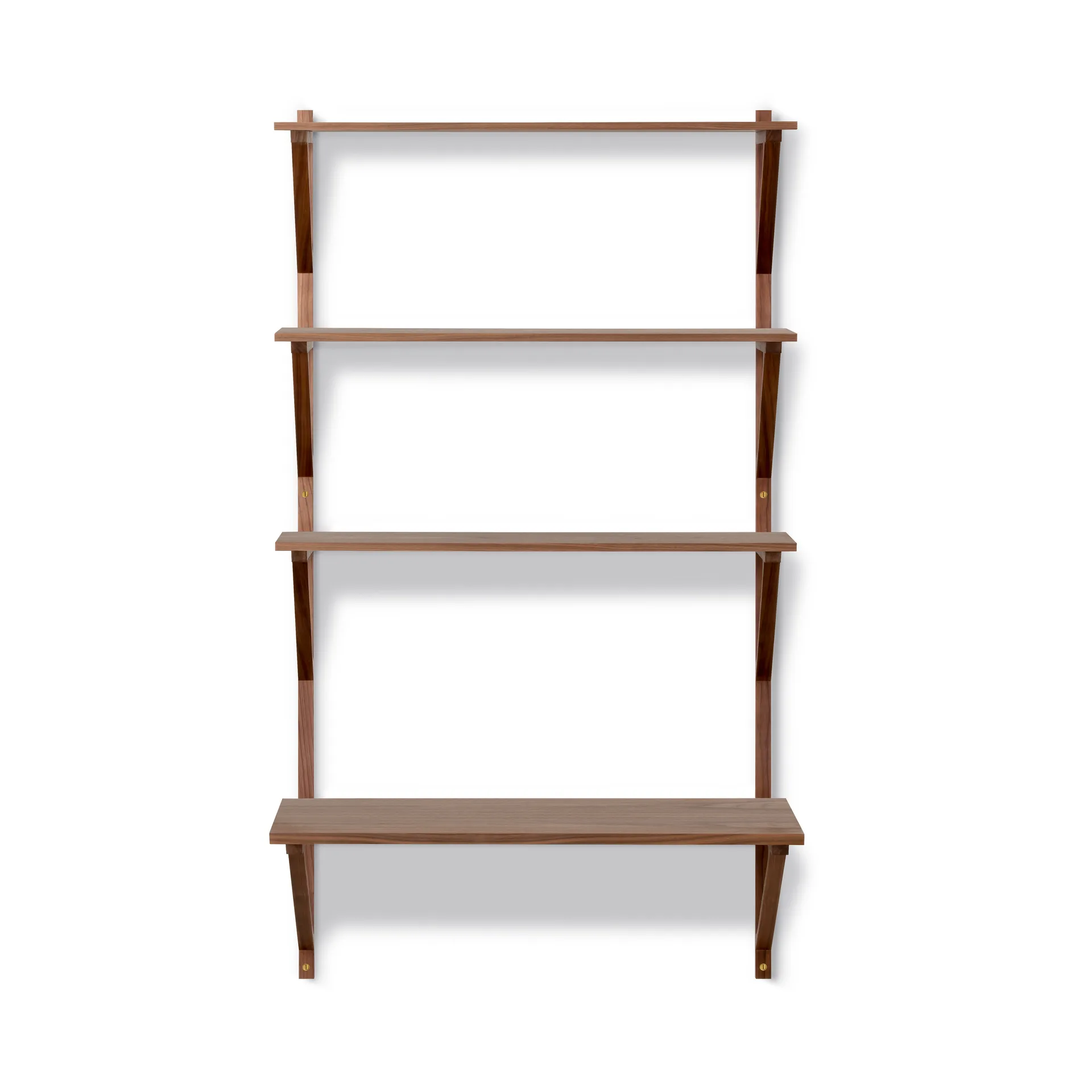 BM29 Regal mit Schreibtisch 78x134 cm, Walnut-Lack Fredericia Furniture