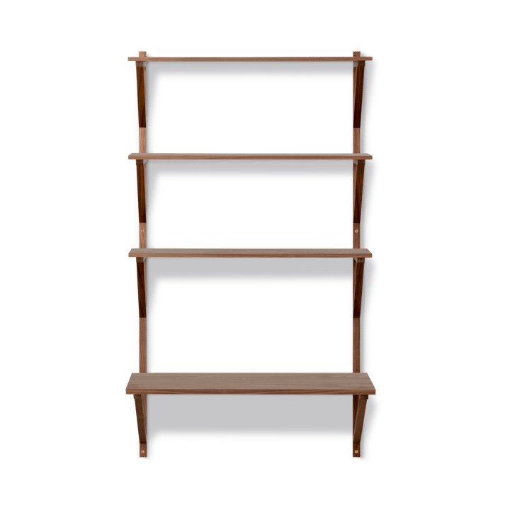 BM29 Regal mit Schreibtisch 78x134 cm, Walnut-Lack Fredericia Furniture