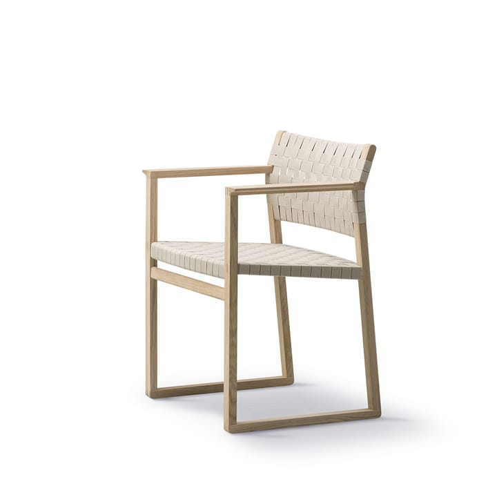 BM62 Armstuhl - Geflochtene natur-öligierte Eichenstativ - Fredericia Furniture