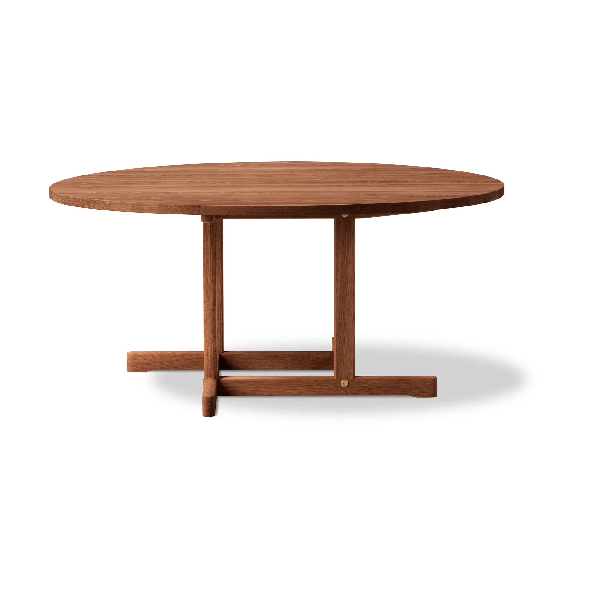 BM80 Mogensen Coffee Table Couchtisch Ø120 cm, Geräucherte geölte Eiche Fredericia Furniture