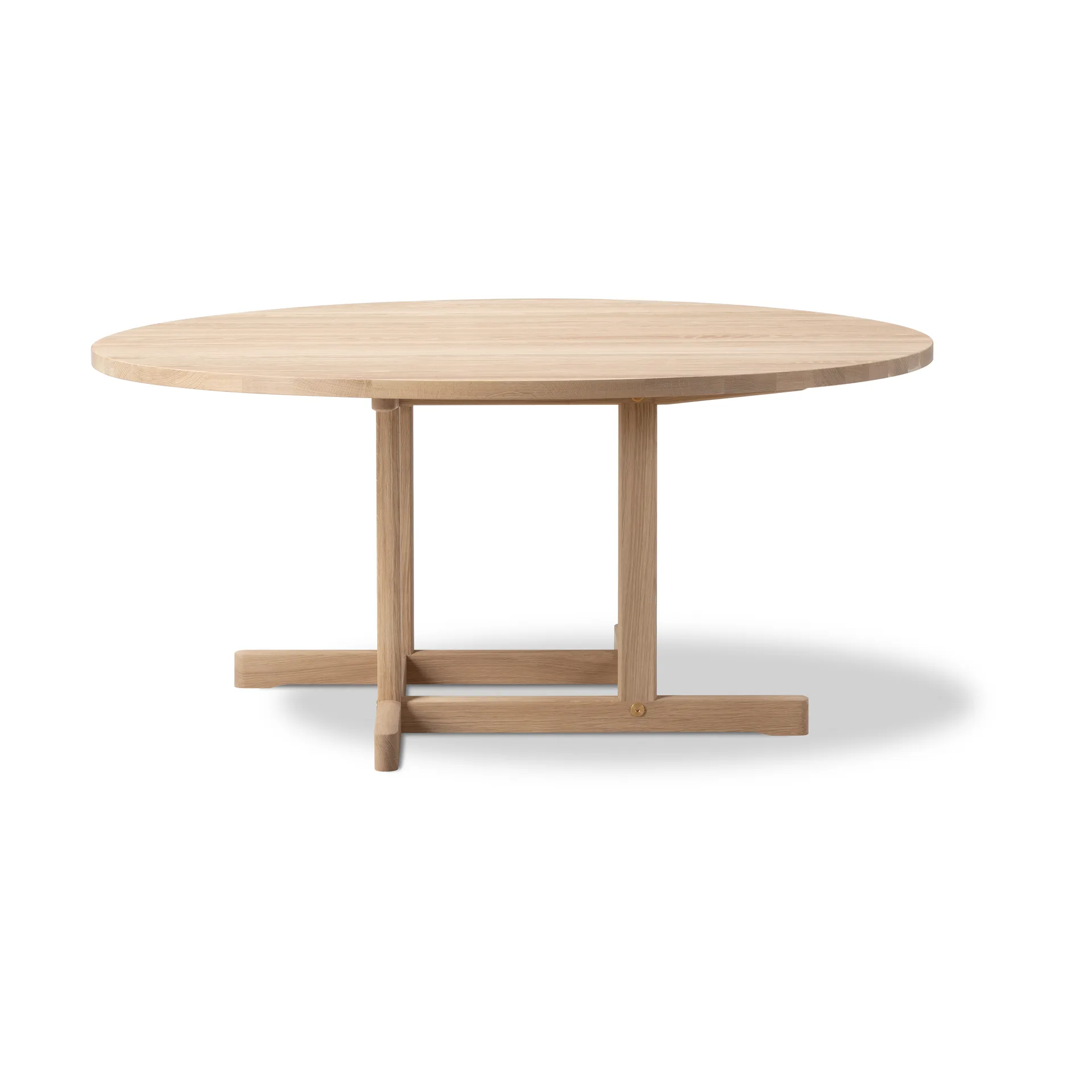 BM80 Mogensen Coffee Table Couchtisch Ø120 cm, Gesäuerte Eiche Fredericia Furniture