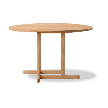 BM80 Mogensen Shaker Table Tisch Ø120 cm - Geölte Eiche - Fredericia Furniture
