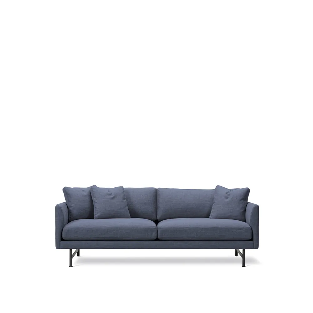 Fredericia Furniture Calmo 5622 Sofa 2-sits Sunniva 783-schwarz Stahl