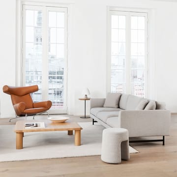 Calmo 5623 Sofa - Sunniva 717-schwarz Stahl - Fredericia Furniture