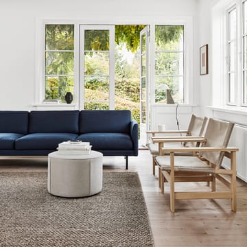 Calmo 5623 Sofa - Sunniva 717-schwarz Stahl - Fredericia Furniture