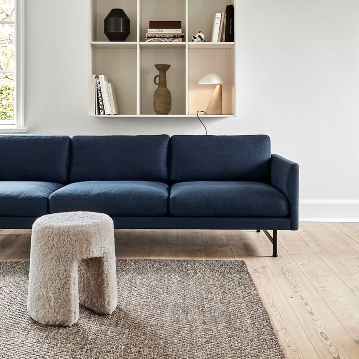 Calmo 5623 Sofa, Sunniva 717-schwarz Stahl Fredericia Furniture