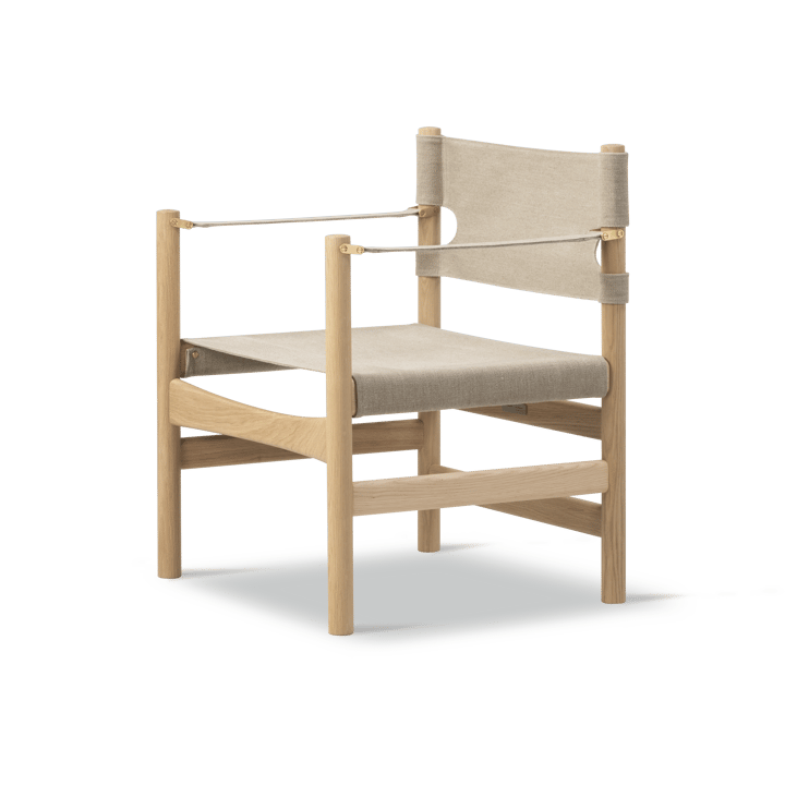 Canvas 21 Armstuhl - Naturell Canvas-hell geölte Eiche - Fredericia Furniture