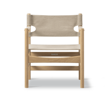 Canvas 21 Armstuhl - Naturell Canvas-hell geölte Eiche - Fredericia Furniture