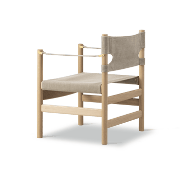 Canvas 21 Armstuhl - Naturell Canvas-hell geölte Eiche - Fredericia Furniture