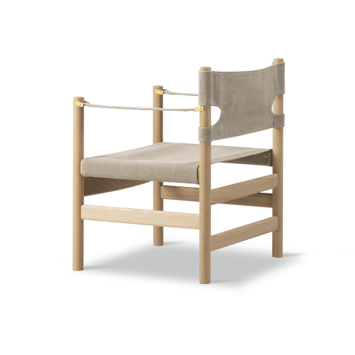Canvas 21 Armstuhl, Naturell Canvas-hell geölte Eiche Fredericia Furniture