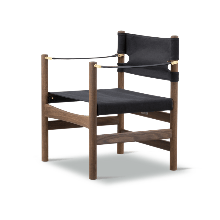 Canvas 21 Armstuhl - Schwarz Canvas-geölte Eiche - Fredericia Furniture