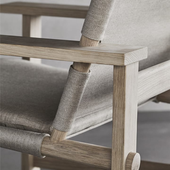 Canvas Chair Sessel, Canvas natur-Hellgeölt Eichenstativ Fredericia Furniture