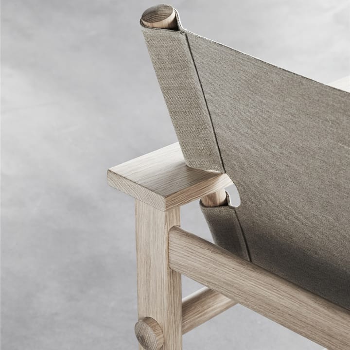 Canvas Chair Sessel, Canvas natur-Hellgeölt Eichenstativ Fredericia Furniture