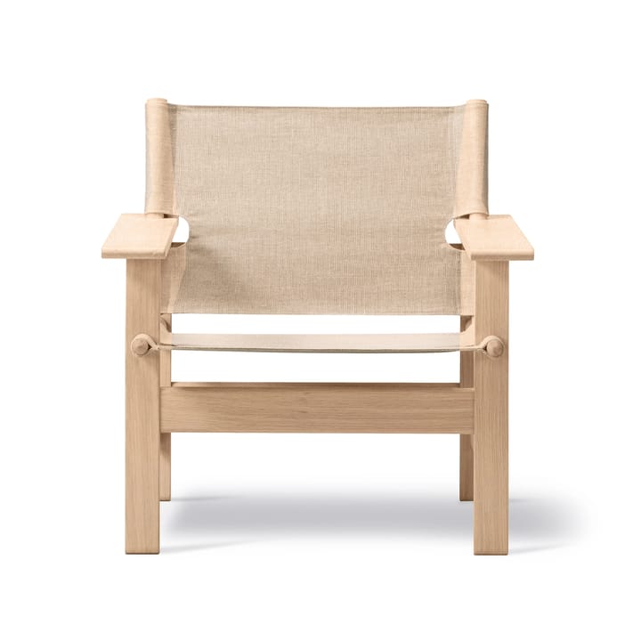 Canvas Chair Sessel - Canvas natur-Seifengeölte Eichenstativ - Fredericia Furniture