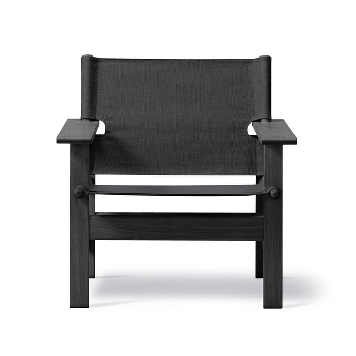 Canvas Chair Sessel - Canvas schwarz-schwarzlackierte Eiche - Fredericia Furniture