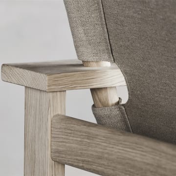 Canvas Chair Sessel - Canvas schwarz-schwarzlackierte Eiche - Fredericia Furniture