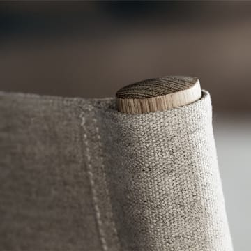 Canvas Chair Sessel - Canvas schwarz-schwarzlackierte Eiche - Fredericia Furniture