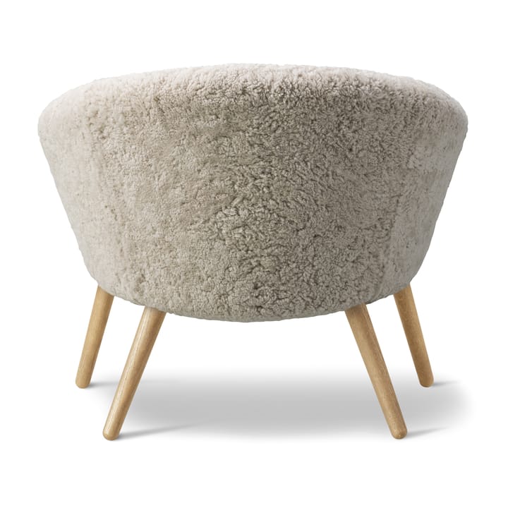 Ditzel Loung-Sessel aus Schaffell, Moonlight-oak Fredericia Furniture