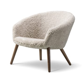 Ditzel Loung-Sessel aus Schaffell - Moonlight-walnut - Fredericia Furniture