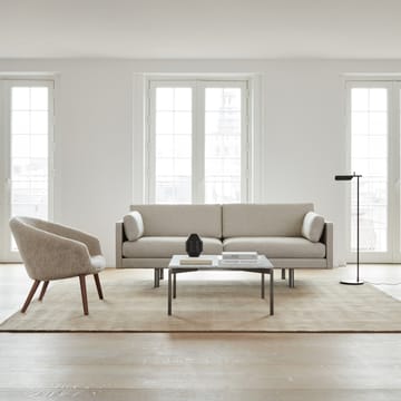 Ditzel Loung-Sessel aus Schaffell - Moonlight-walnut - Fredericia Furniture