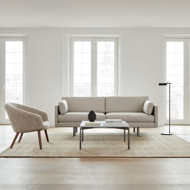 Ditzel Loung-Sessel aus Schaffell, Moonlight-walnut Fredericia Furniture