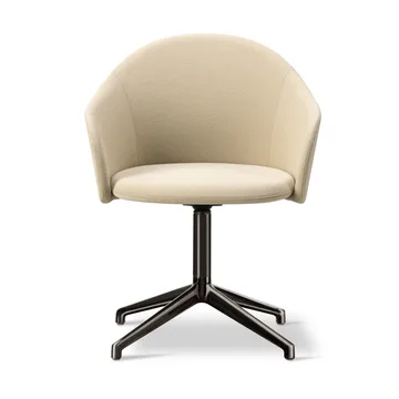 Gomo Armchair Sessel Swivel Base 4-Stern - Mylla 221-flint - Fredericia Furniture
