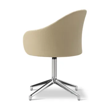 Gomo Armchair Sessel Swivel Base 4-Stern - Mylla 811-polierter Aluminium - Fredericia Furniture