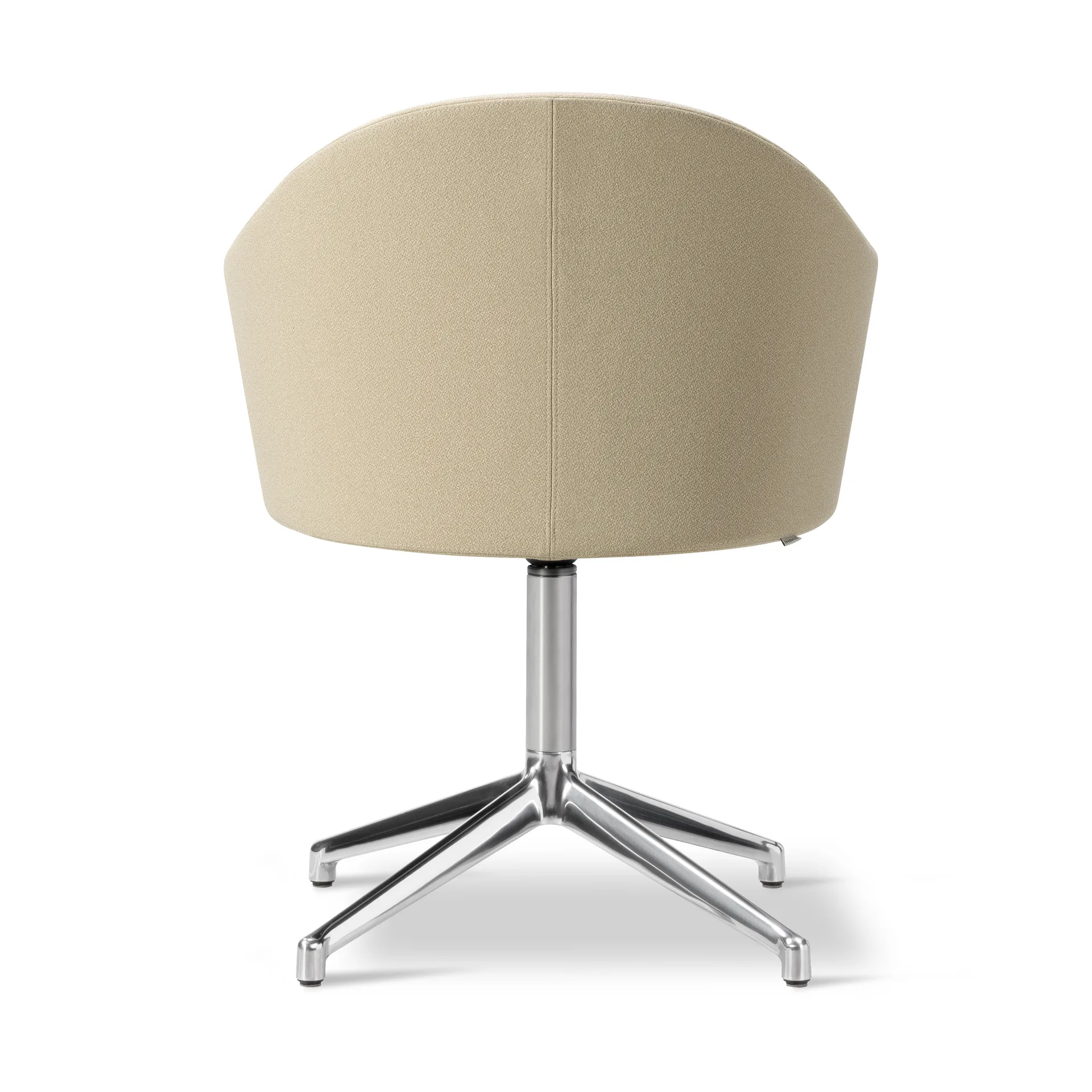 Gomo Armchair Sessel Swivel Base 4-Stern, Mylla 811-polierter Aluminium Fredericia Furniture