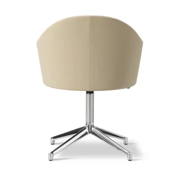 Gomo Armchair Sessel Swivel Base 4-Stern - Mylla 811-polierter Aluminium - Fredericia Furniture