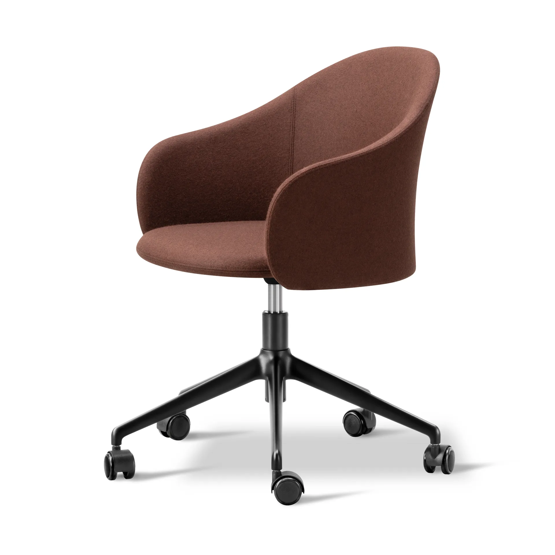Gomo Armchair Sessel Swivel Base 5-Stern, Blazer CUZ4D Dunalk-black Fredericia Furniture