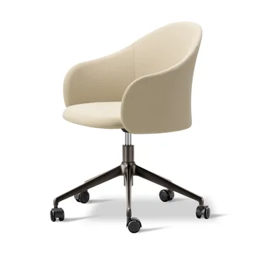 Gomo Armchair Sessel Swivel Base 5-Stern - Mylla 221-flint - Fredericia Furniture