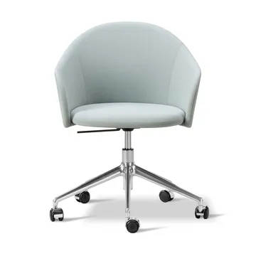 Gomo Armchair Sessel Swivel Base 5-Stern - Mylla 811-polierter Aluminium - Fredericia Furniture