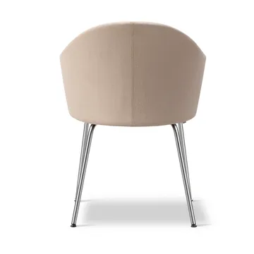 Gomo Armchair Sessel Tube Base - Blazer CUZ47 Fairfield-Edelstahl - Fredericia Furniture