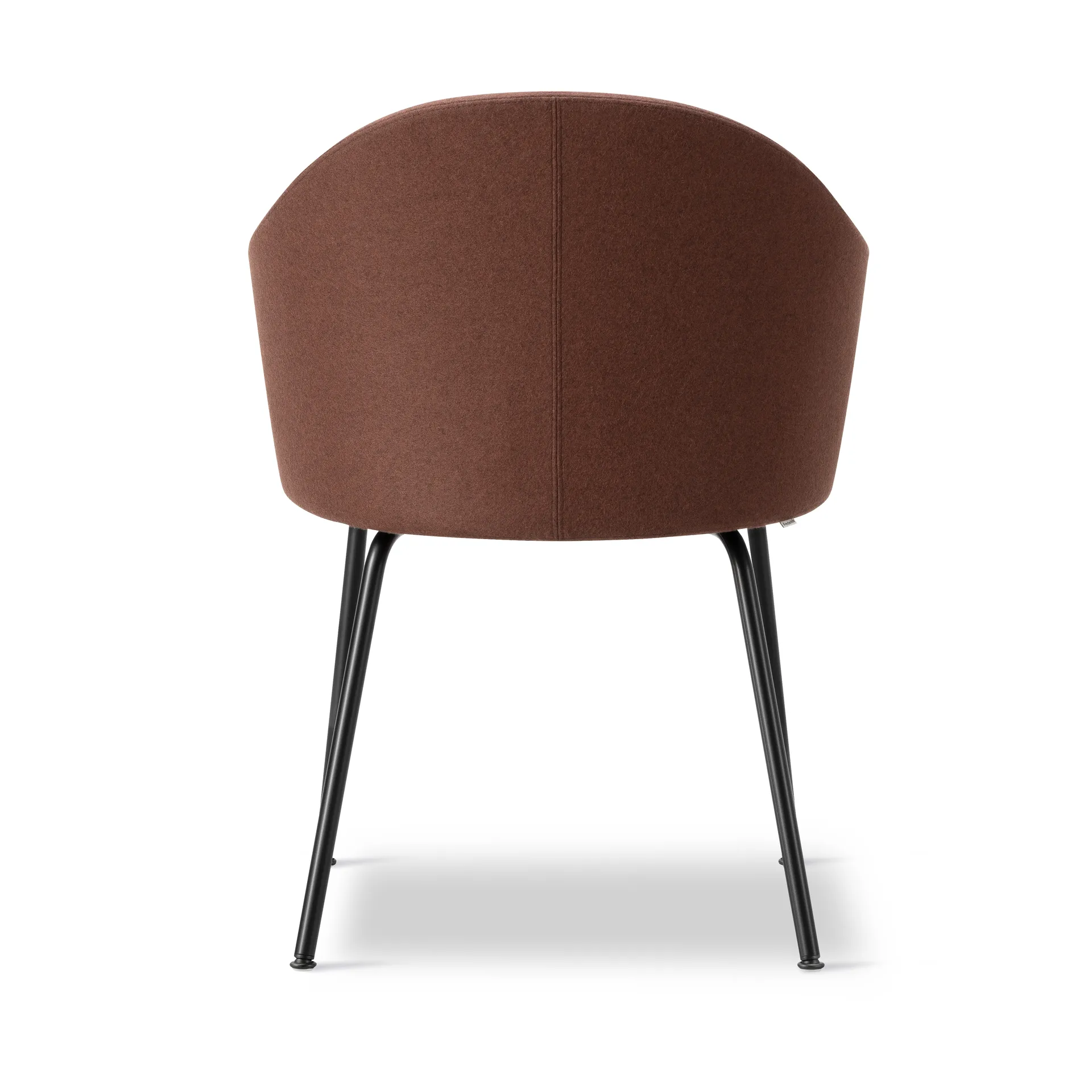 Gomo Armchair Sessel Tube Base, Blazer CUZ4D Dunalk-black Fredericia Furniture