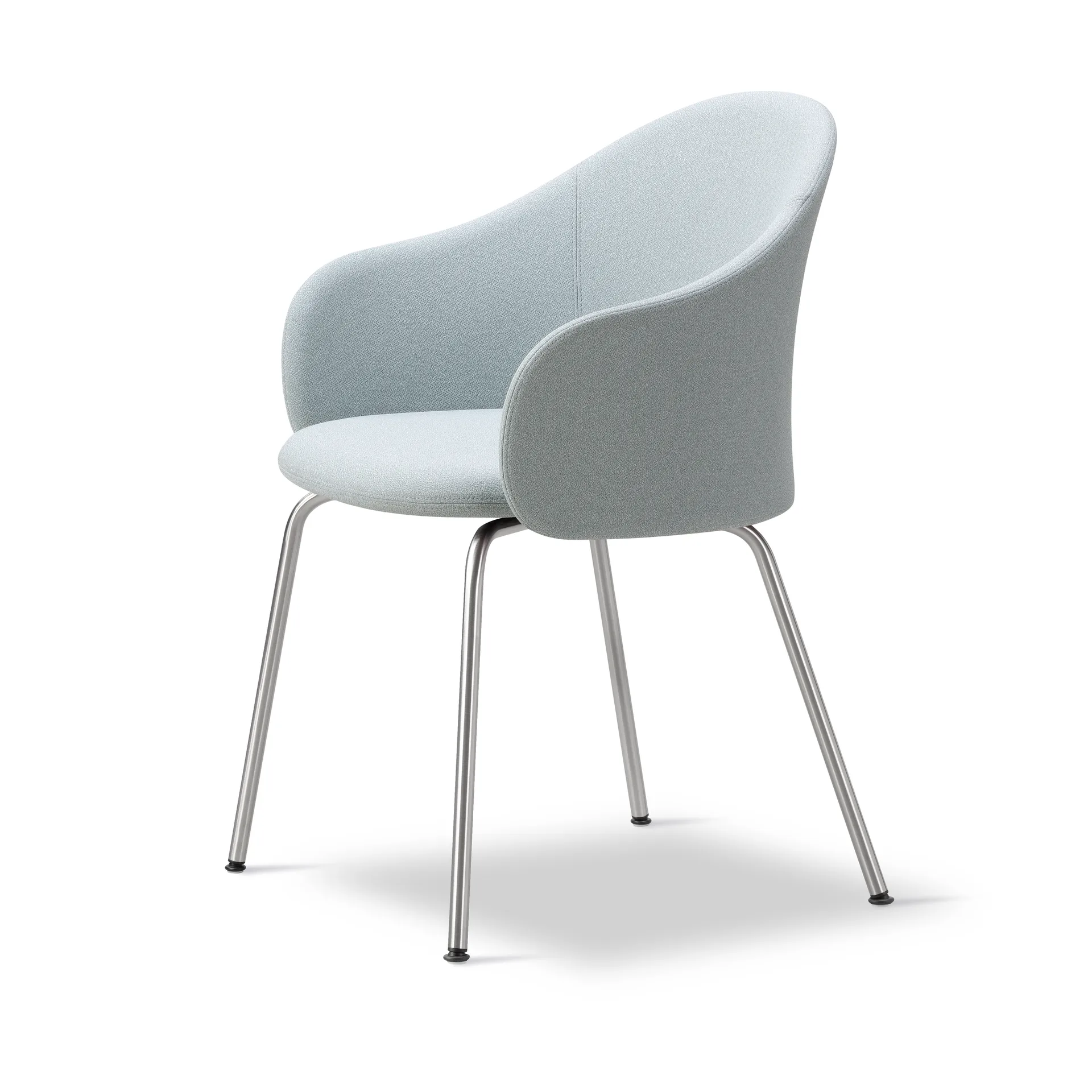 Gomo Armchair Sessel Tube Base, Mylla 811-Edelstahl Fredericia Furniture