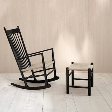 J16 Hocker - Natur-schwarz lackierte Eiche - Fredericia Furniture