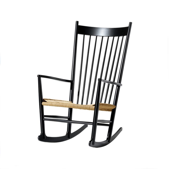 J16 Schaukelstuhl - Natur-schwarz lackierte Eiche - Fredericia Furniture