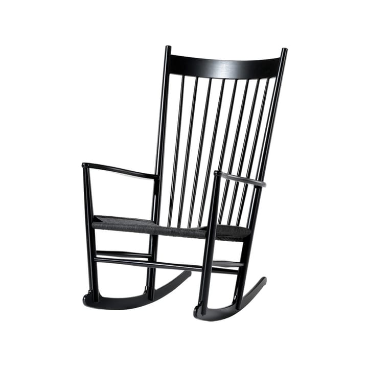 J16 Schaukelstuhl - Schwarz-schwarzlackierte Eiche - Fredericia Furniture