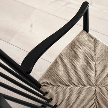 J16 Schaukelstuhl - Schwarz-schwarzlackierte Eiche - Fredericia Furniture