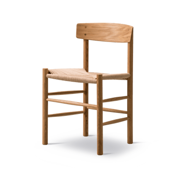 J39 Stuhl - Geölte Eiche-geflochten Natur - Fredericia Furniture