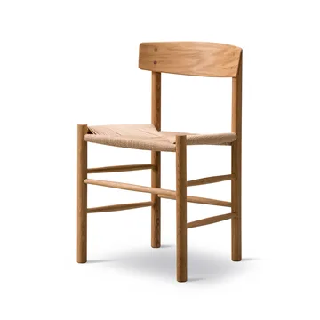 J39 Stuhl, Geölte Eiche–geflochten natur, 6er Pack - Fredericia Furniture