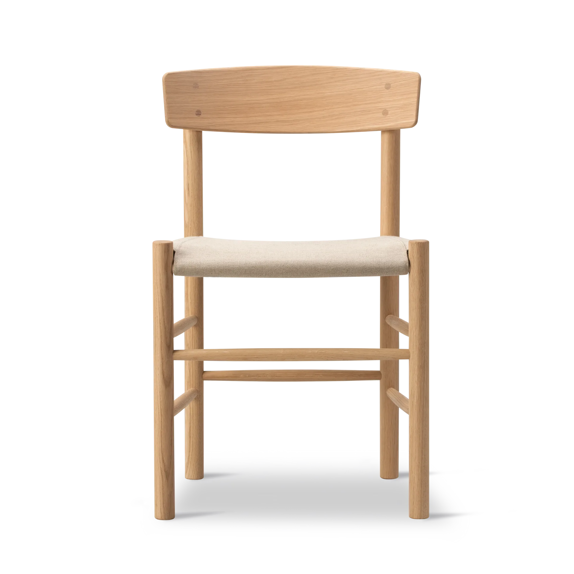 J39 Stuhl, Hell geölte Eiche-Canvas natur Fredericia Furniture