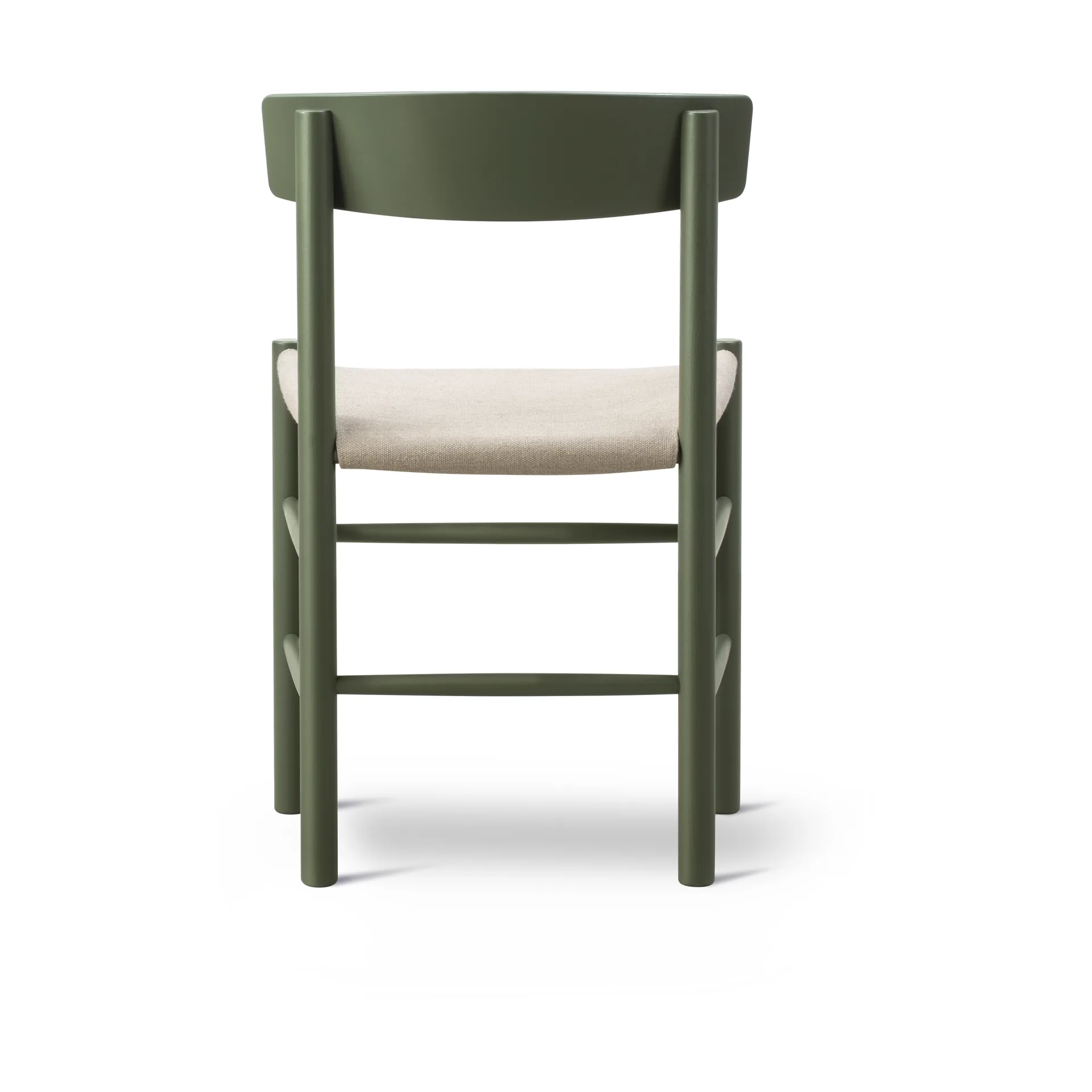 J39 Stuhl, Khaki green-natur Canvas Fredericia Furniture