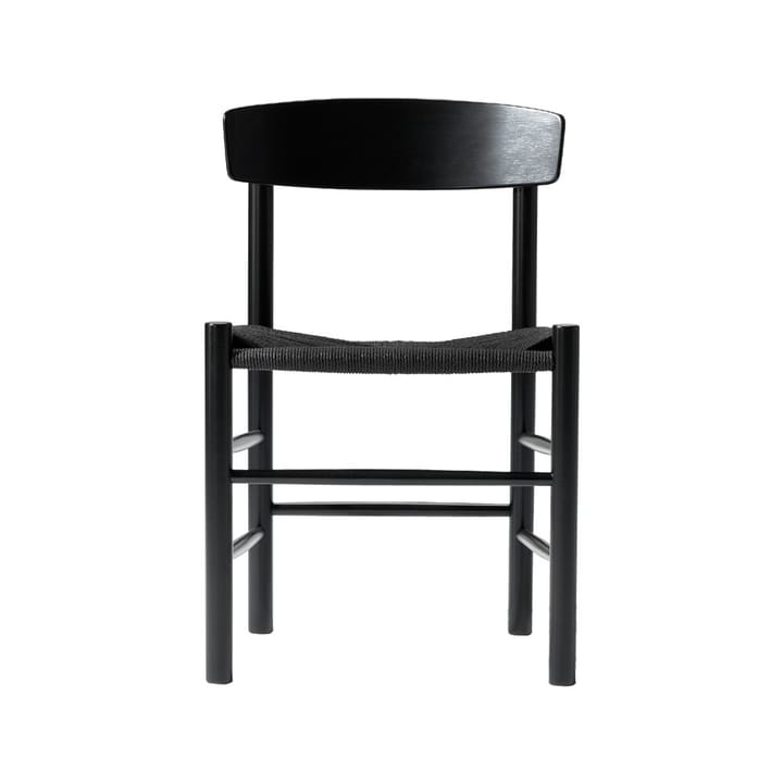 J39 Stuhl - Schwarz lackierte Eiche-geflechtet Schwarz - Fredericia Furniture