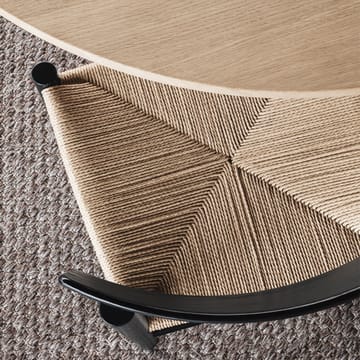 J39 Stuhl - Schwarz lackierte Eiche-geflechtet Schwarz - Fredericia Furniture