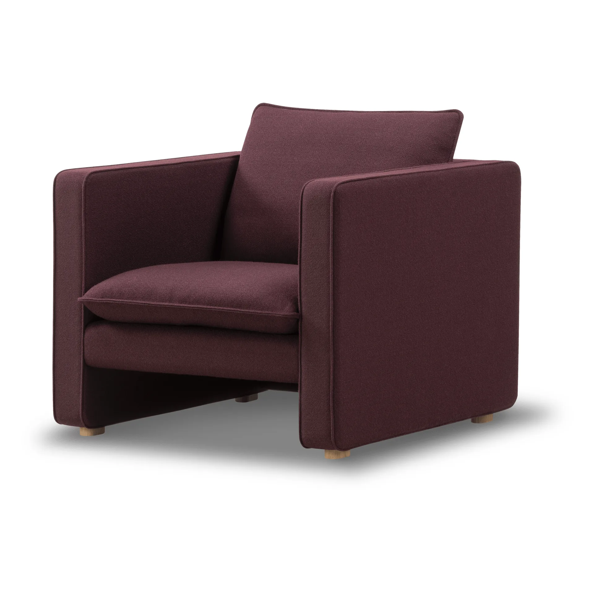 Jota Loungesessel, Vidar 693-hellgeölte Eiche Fredericia Furniture