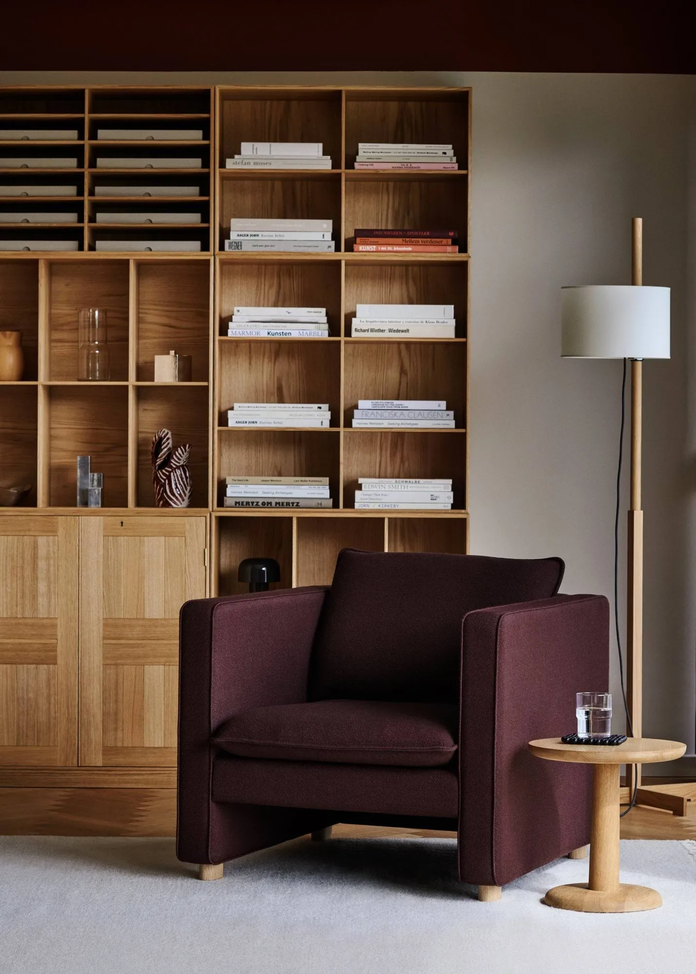 Jota Loungesessel, Vidar 693-hellgeölte Eiche Fredericia Furniture