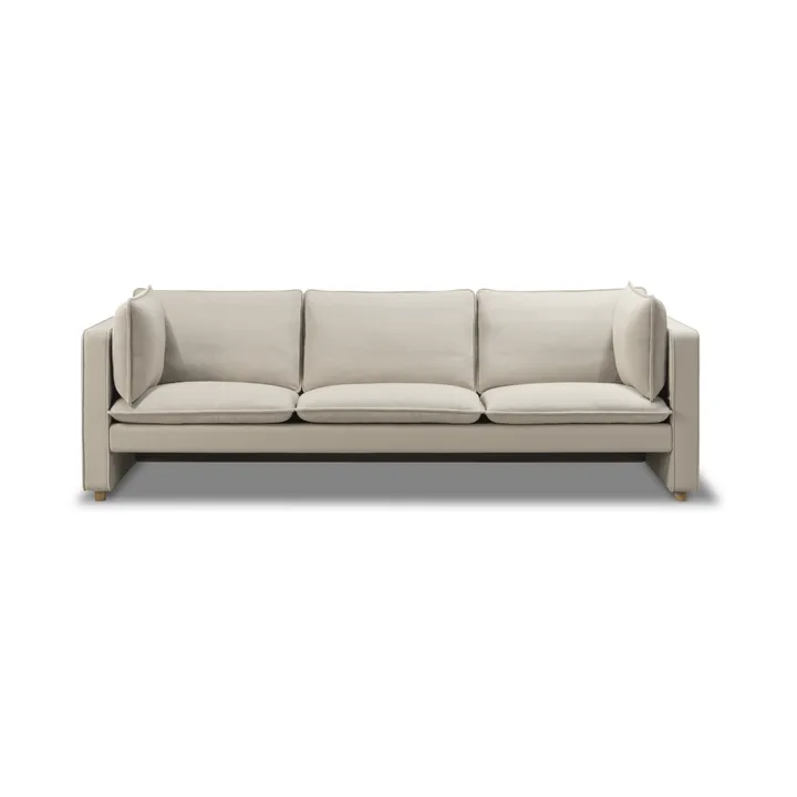 Jota Sofa - Vidar 146-hellgeölte Eiche, 231 cm, 3-Sitzer - Fredericia Furniture