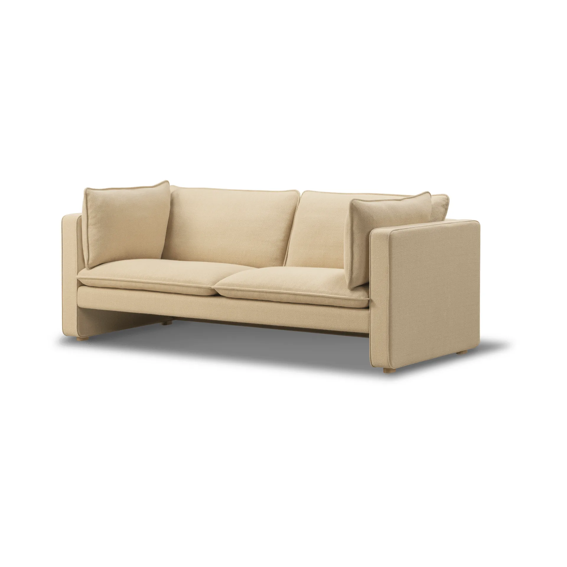 Jota Sofa, Vidar 323-hellgeölte Eiche, 185 cm, 2-Sitzer Fredericia Furniture